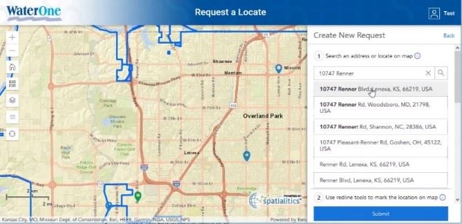Locate App Screen Opens in new window